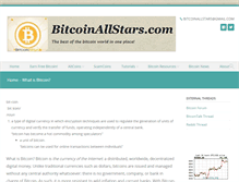 Tablet Screenshot of bitcoinallstars.com
